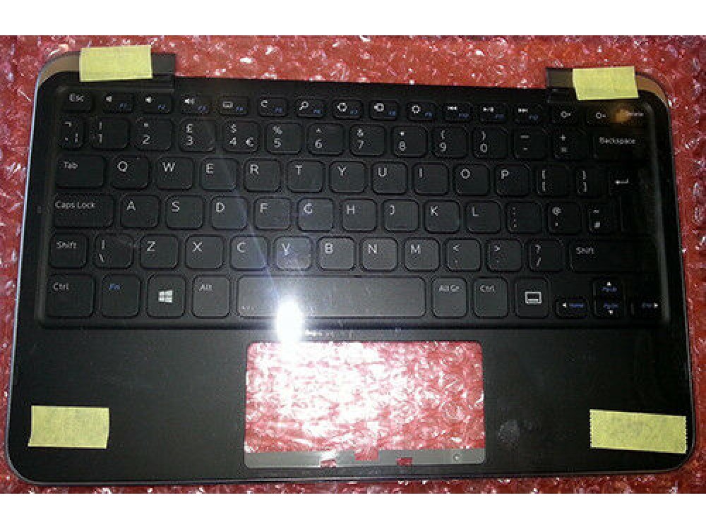 GENUINE DELL XPS 10 TABLET PALMREST & KEYBOARD R6NFG 83GHH UK LAYOUT