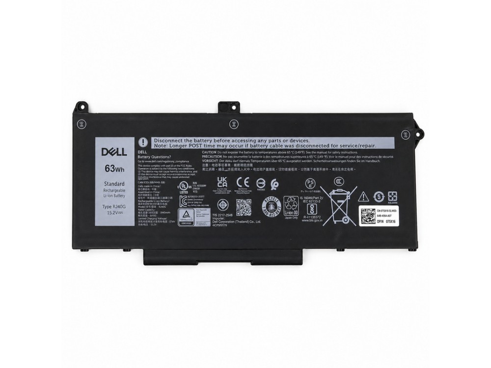 Genuine Dell RJ40G 63Wh Battery Latitude 5420 5520 Precision 3560 075X16 Unused