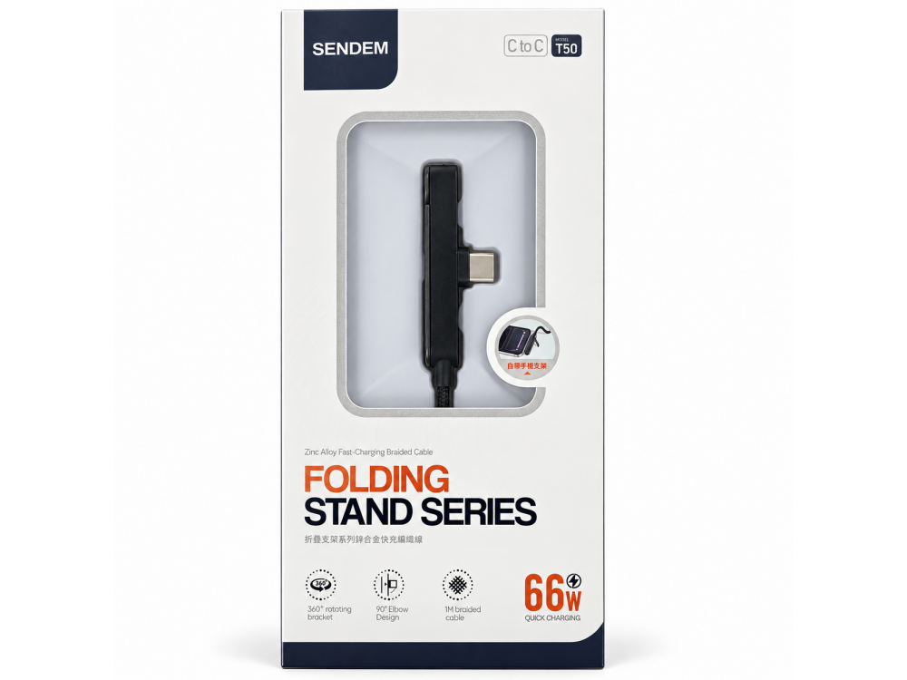 Free Shipping - T50 Pack of 3 USB-C to USB-C 1m 66W Braided Folding Stand Cable Black UK Seller Free Shipping - T50 Pack of 3 USB-C to USB-C 1m 66W Braided Folding Stand Cable Black UK Seller
