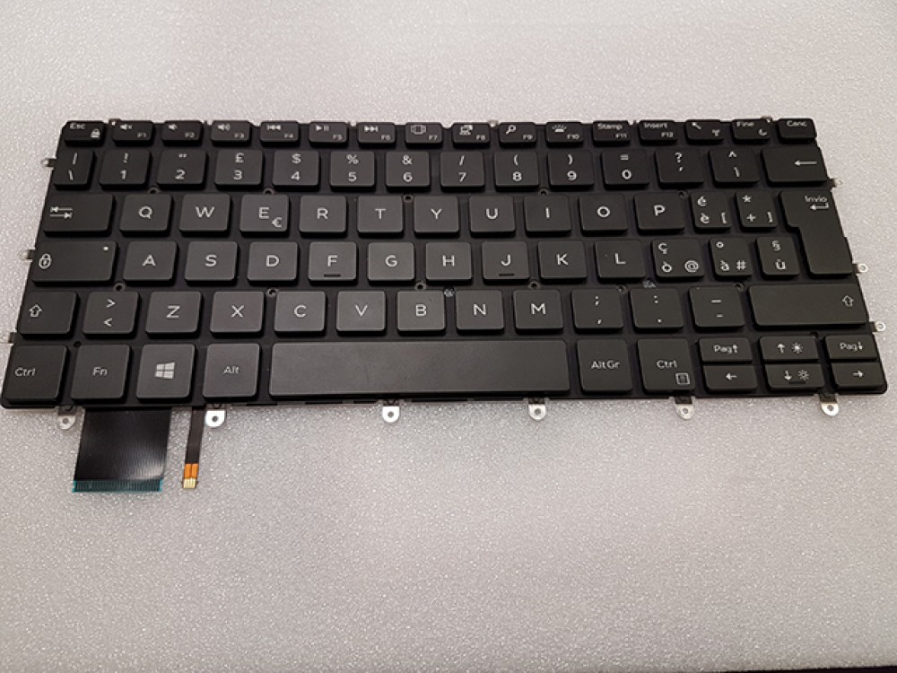 Dell Replacement Keyboard XPS 9370 w Backlight 0D1TFD Italian Dell Replacement Keyboard XPS 9370 w Backlight 0D1TFD Italian