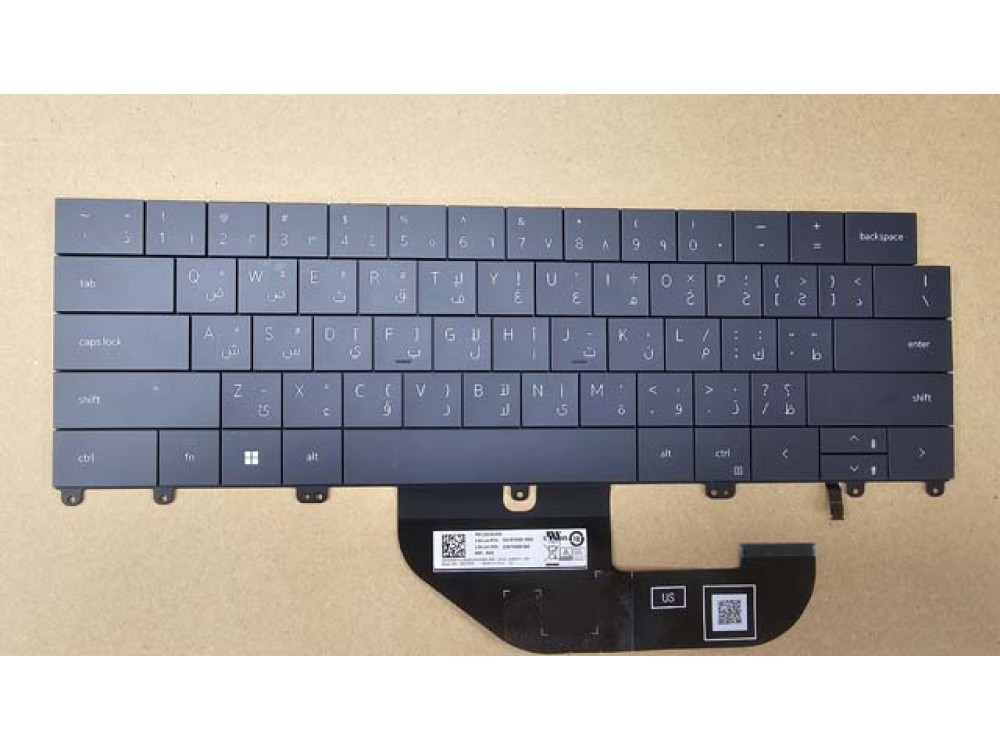 DELL XPS 13 Plus 9320 ARABIC Backlit Laptop Keyboard CN-01M5TY BLACK GRAPHITE