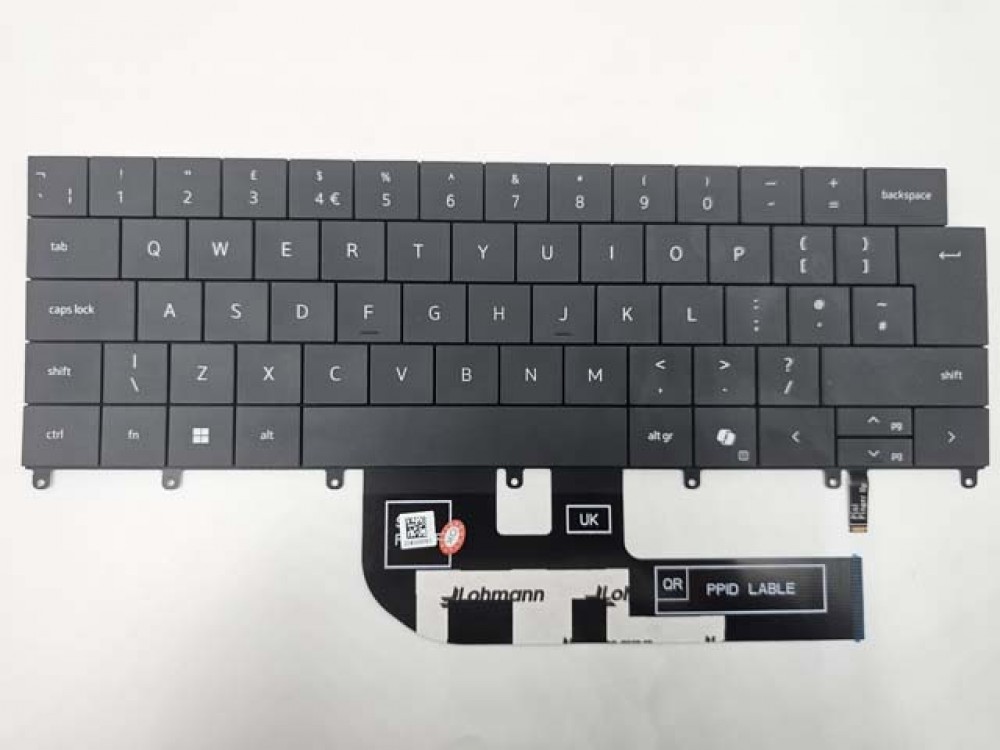 Dell XPS 13 9440 Laptop Keyboard Black with AI keys UK Layout Dell XPS 13 9440 Laptop Keyboard Black with AI keys UK Layout