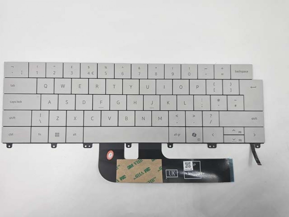 Dell XPS 13 9640 Laptop Keyboard WHITE with AI keys UK Layout Dell XPS 13 9640 Laptop Keyboard WHITE with AI keys UK Layout