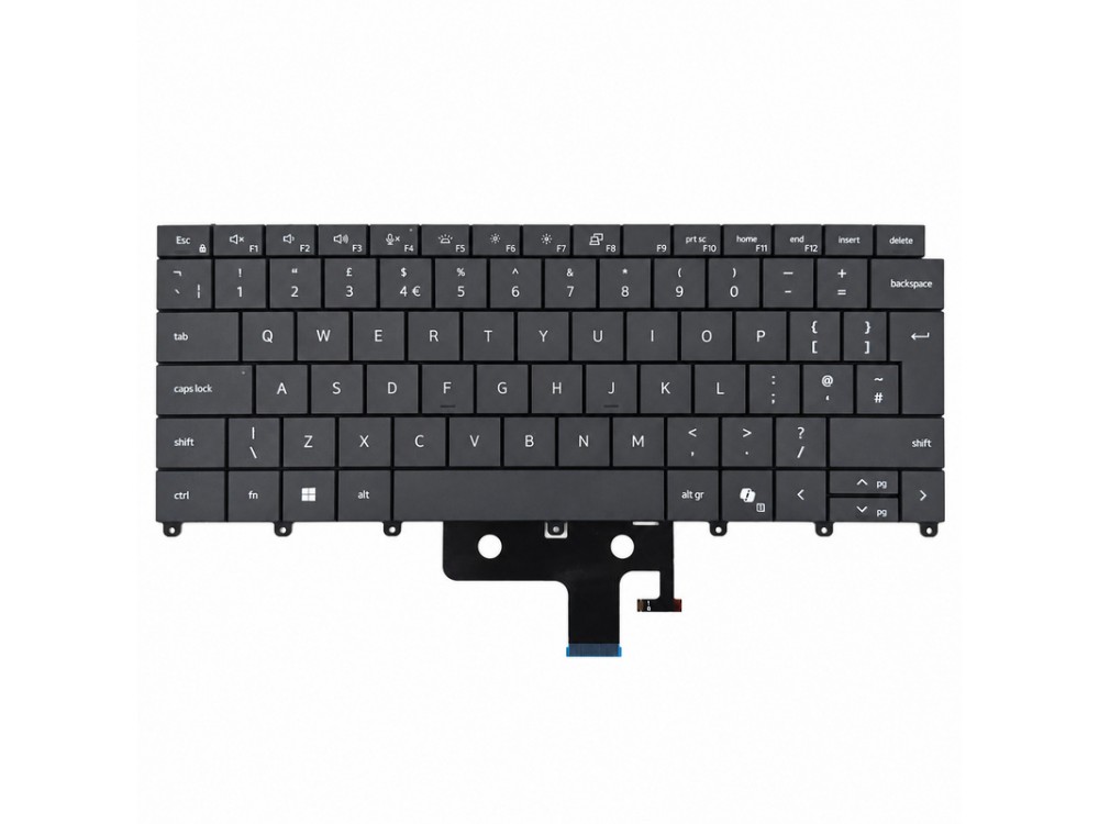 Dell Pro 14 Premium PA14250 PA14260 Compatible UK Backlit Keyboard Copilot Key Unused Dell Pro 14 Premium PA14250 PA14260 Compatible UK Backlit Keyboard Copilot Key Unused